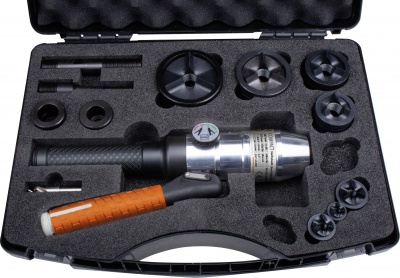 Pompe hydraulique manuelle droite Iso ou PG et emporte-pièces pour acier