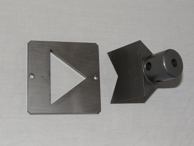 emporte-pièces ronds et rectangulaires pour poinçonnage mannuel inox